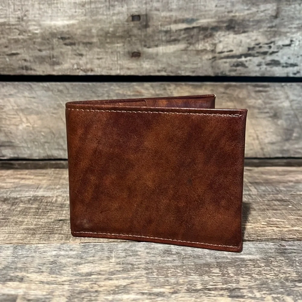💙💚Vintage ‘60’s-70’s Rolf’s Tri-Fold Leather Wallet New Condition
